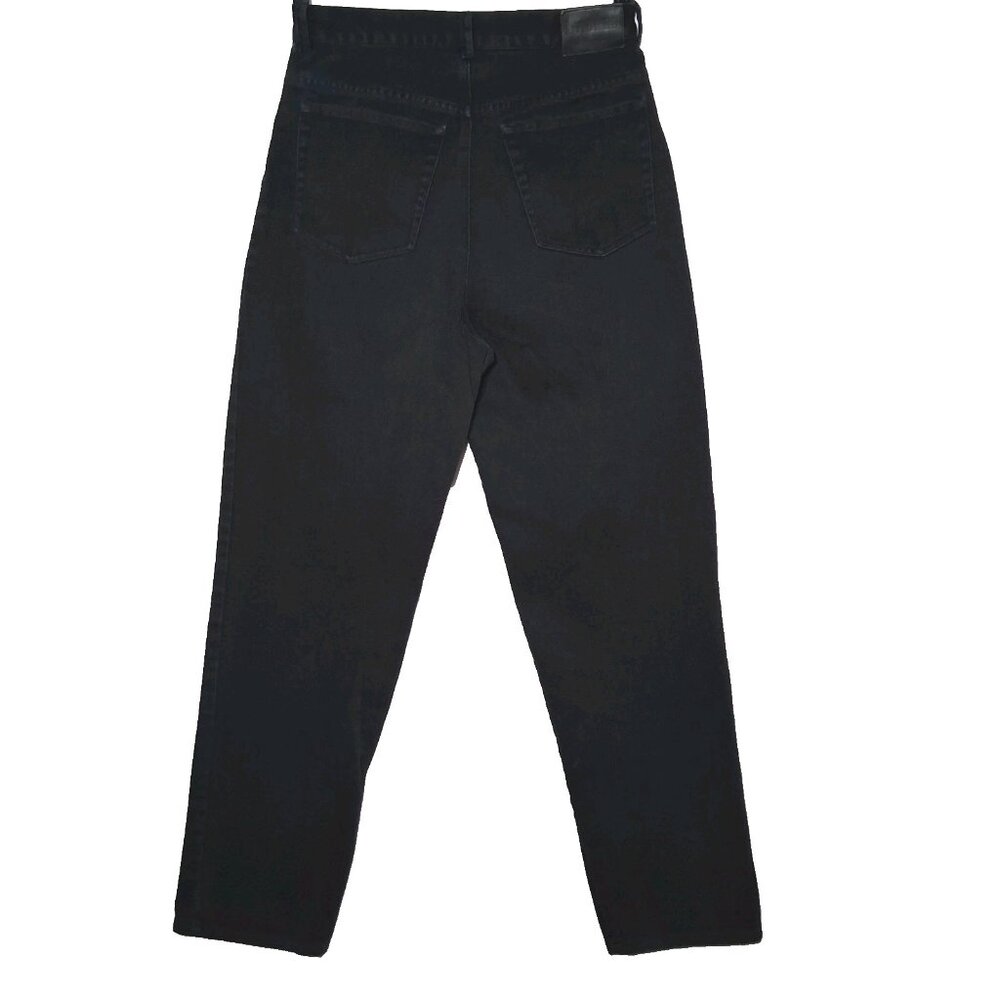Vintage Lauren Ralph Lauren Jeans Size 10 Black Denim High Waist Mom Hong Kong - Picture 2 of 16